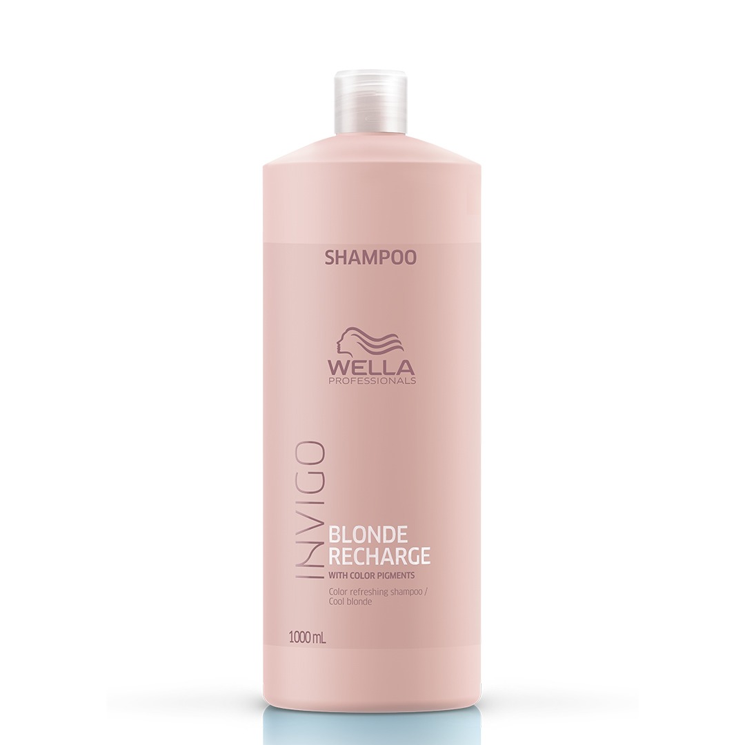 Wella Invigo Blonde Recharge Cool Blond Shampoo, 1000 ml