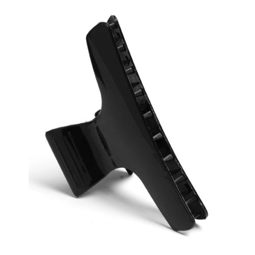 Fjärilsklämma, stor svart 12 st