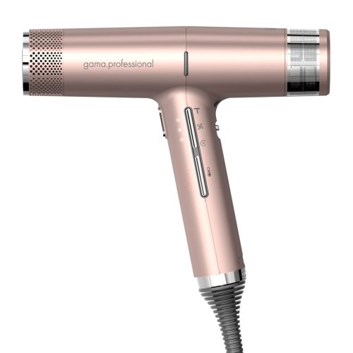 GA.MA IQ2 Compact Hair Dryer, Rosé Gold