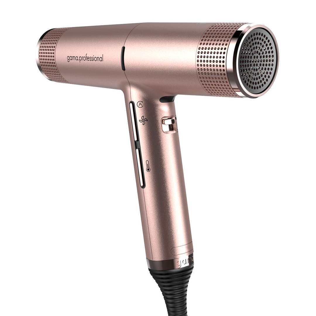 GA.MA IQ Compact Hair Dryer, Pink, Rosé Gold - Image 2