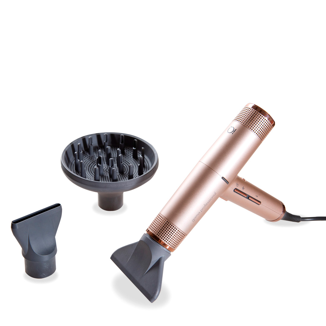 GA.MA IQ Compact Hair Dryer, Pink, Rosé Gold - Image 3