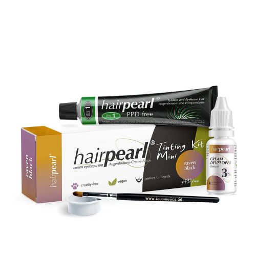 Hairpearl Tinting kit mini PPD free No 1 Raven Black