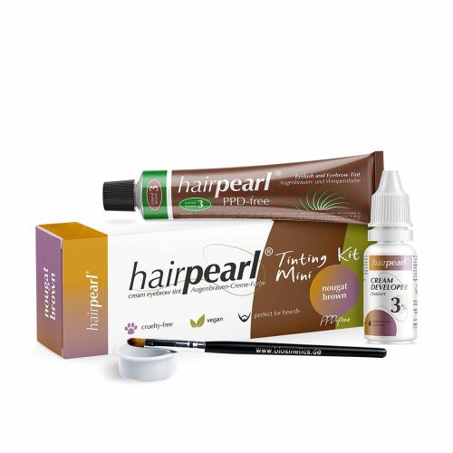 Hairpearl Tinting kit mini PPD free No 3 Nougat Brown