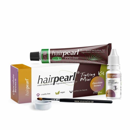 Hairpearl Tinting kit mini PPD free No 3.3 Chocolate Brown