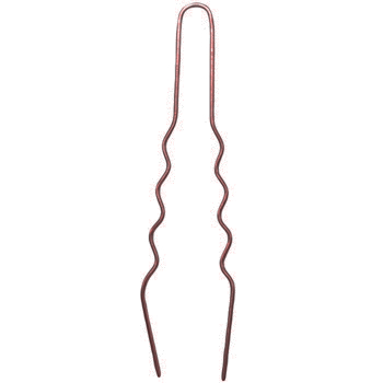 Curly Pin, brun, 44 mm, 20 st