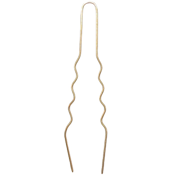 Curly Pin, guld, 50 mm, 20 st