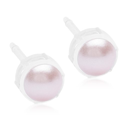 Blomdahl EJ Bezel Pearl 6 mm, Light Rose