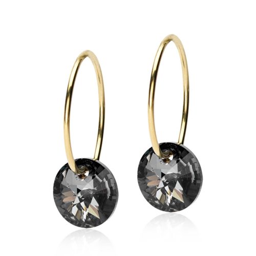 Blomdahl EJ Round Black Diamond, 8/14 mm