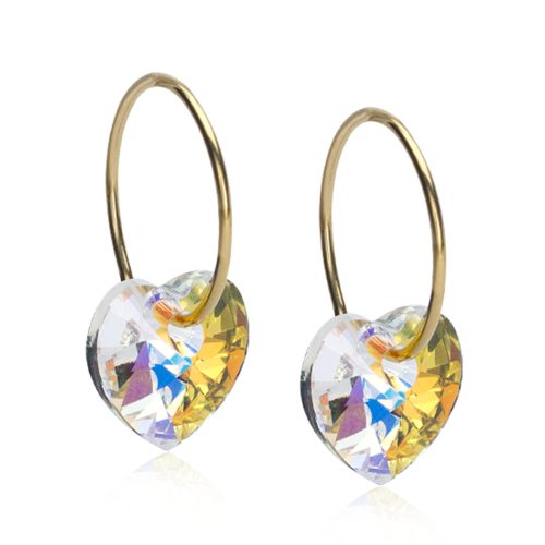 Blomdahl EJ Heart Rainbow, 10/14 mm