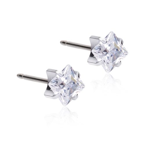 Blomdahl EJ ST Tiffany Edge 5 mm, CZ White