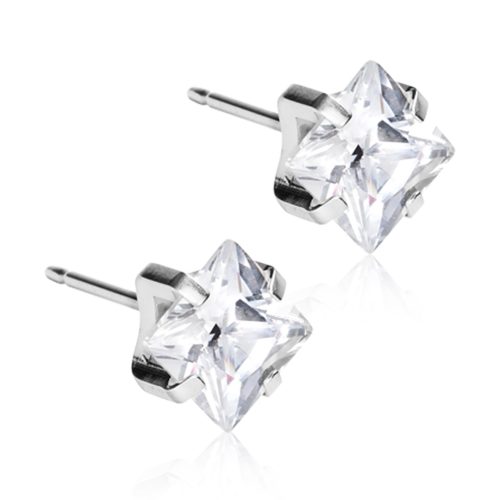 Blomdahl EJ ST Tiffany Edge 7 mm, CZ White