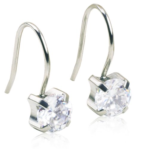 Blomdahl EJ NT Pendant Tiffany 7 mm, CZ White