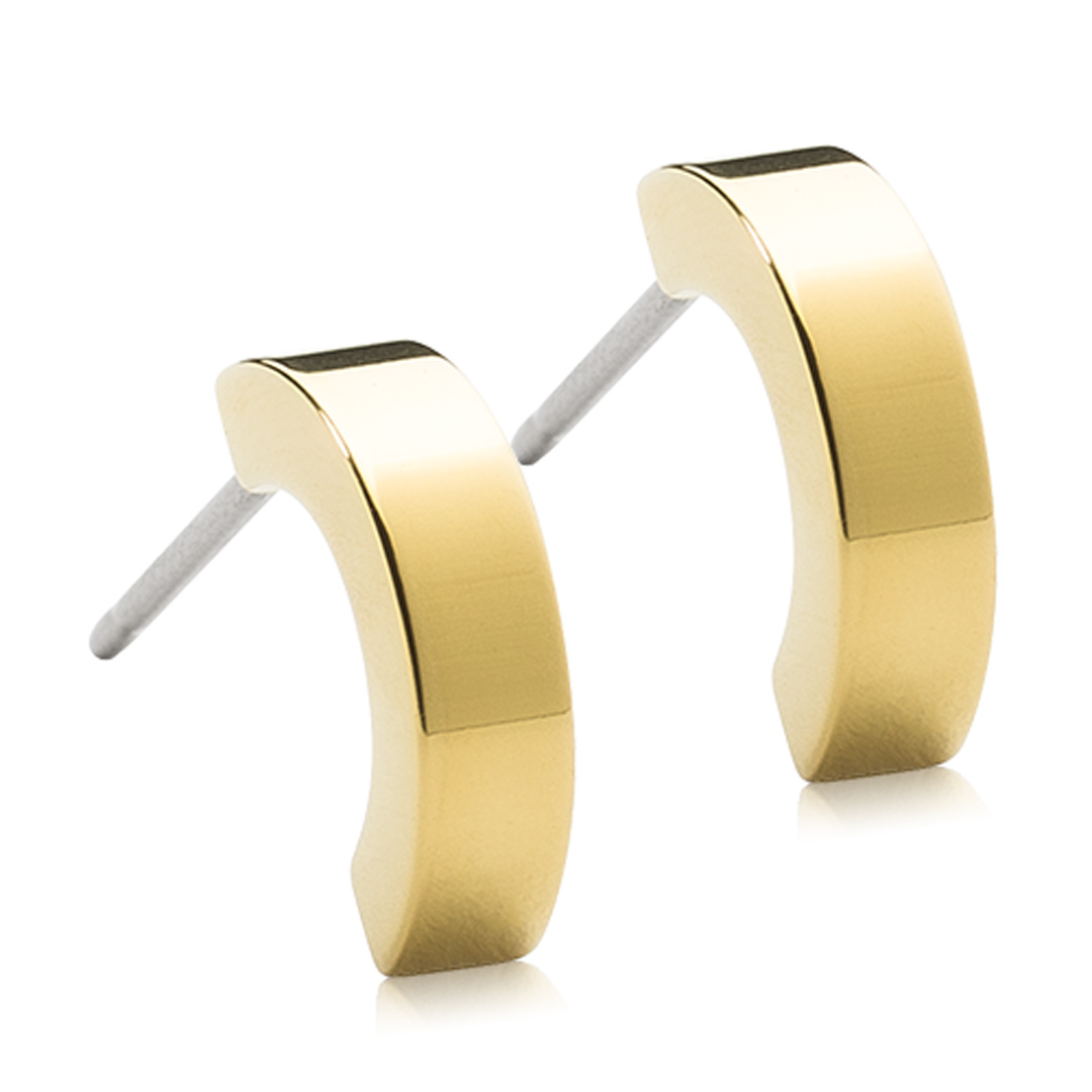 Blomdahl EJ GT Pendant Plain Curved, 10 mm