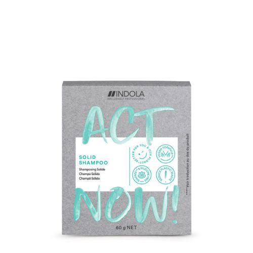 Indola Act Now! Solid Shampoo, 60 g