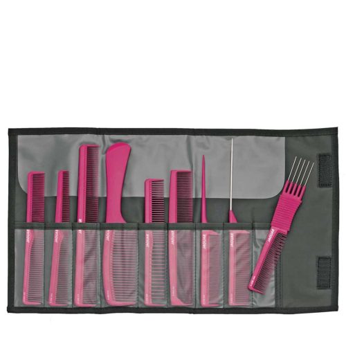 Jaguar Kammar, Set med 9 Kammar, Rosa