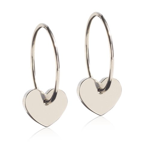 Blomdahl EJ NT Ear Ring Pendant 8 mm, Heart