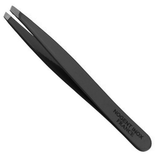 Pincett Tweezer Black Straight