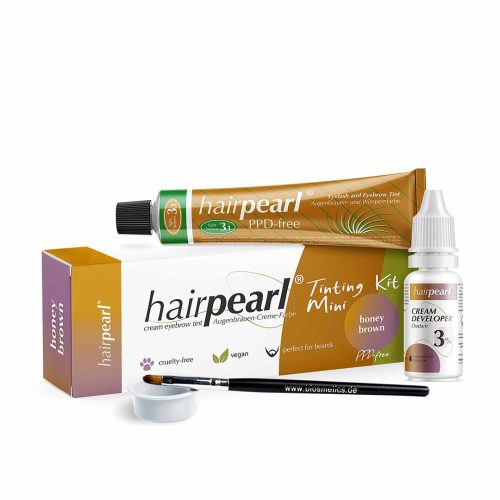 Hairpearl Tinting kit mini PPD free No 3.1 Honey Brown
