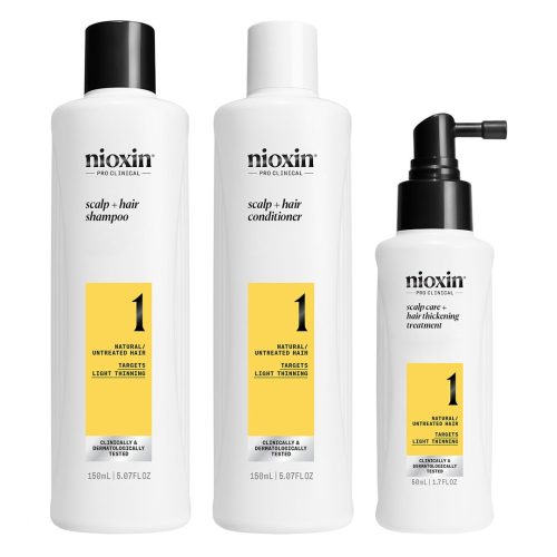 Nioxin System 1 Trial Kit, 150+150+50 ml