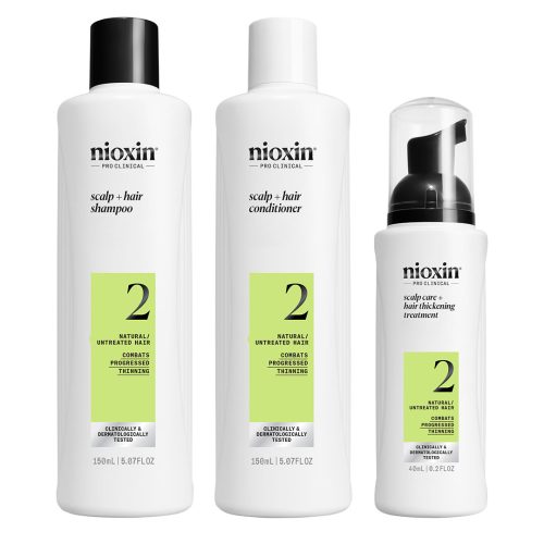 Nioxin System 2 Trial Kit, 150+150+40 ml