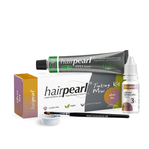 Hairpearl Tinting kit mini PPD free No 1.1 Silver Fox