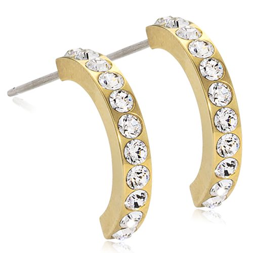 Blomdahl EJ GT Pendant Brilliance Curved 15 mm, Crystal