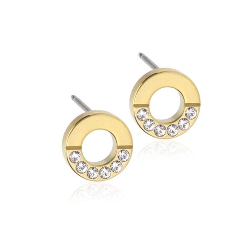 Blomdahl EJ GT Brilliance Puck Hollow Split 8 mm, Crystal