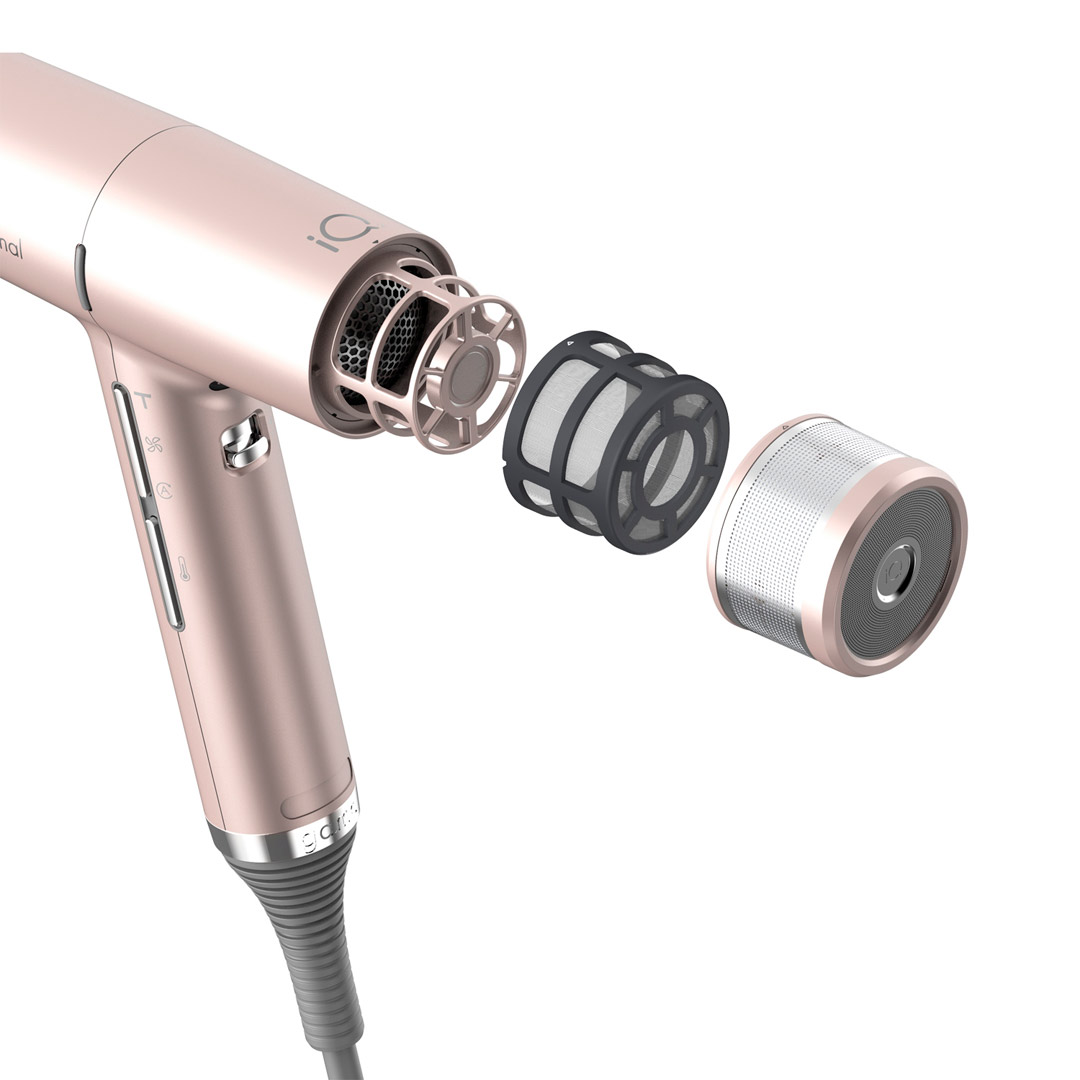 GA.MA IQ2 Compact Hair Dryer, Rosé Gold - Image 3