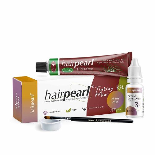 Hairpearl Tinting kit mini PPD free No 4 Cherry Choc