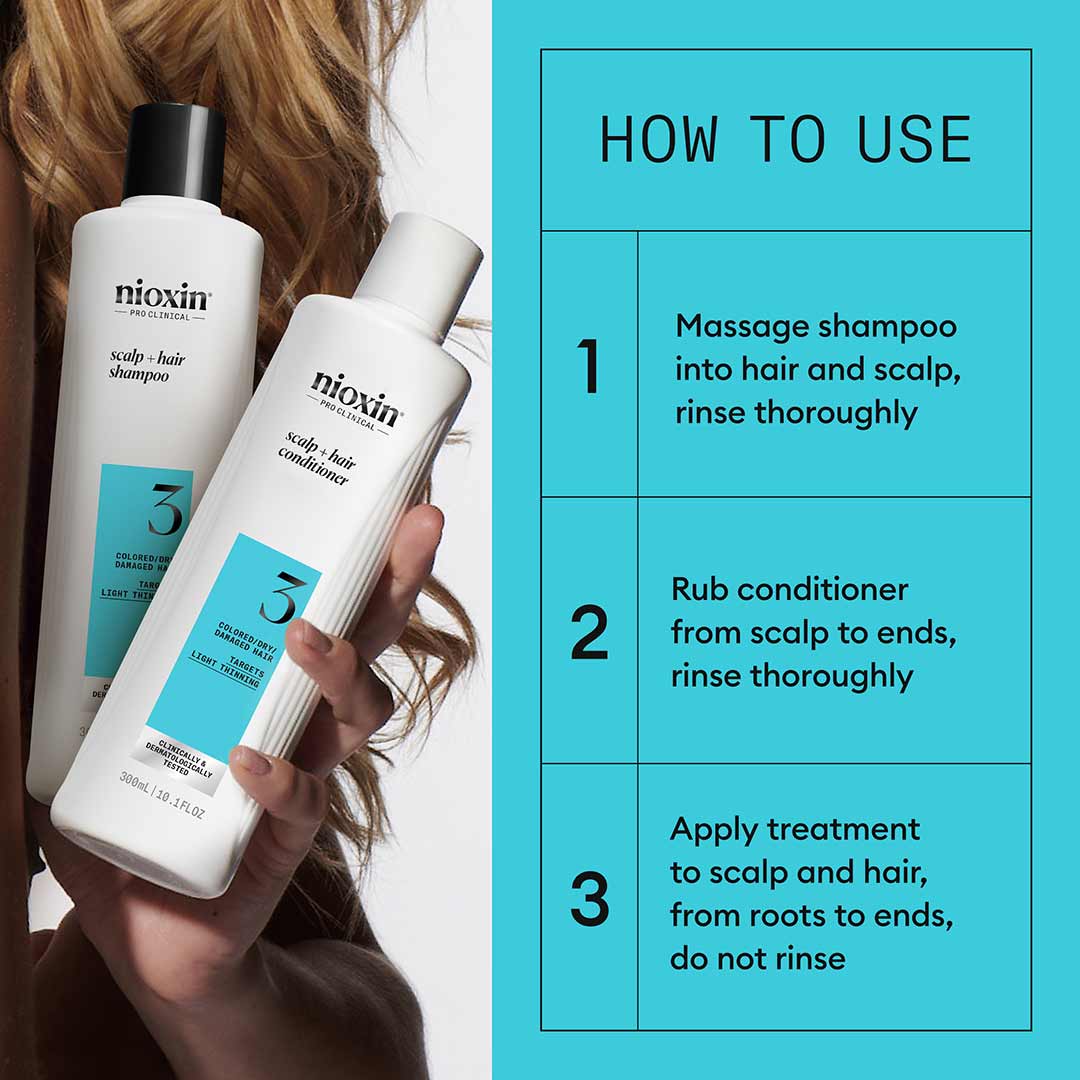 Nioxin System 3 Loyalty Kit, 300+300+100 ml - Image 2