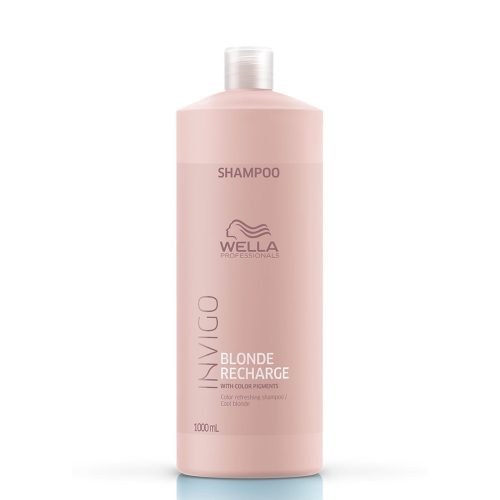 Wella Invigo Blonde Recharge Cool Blond Shampoo, 1000 ml