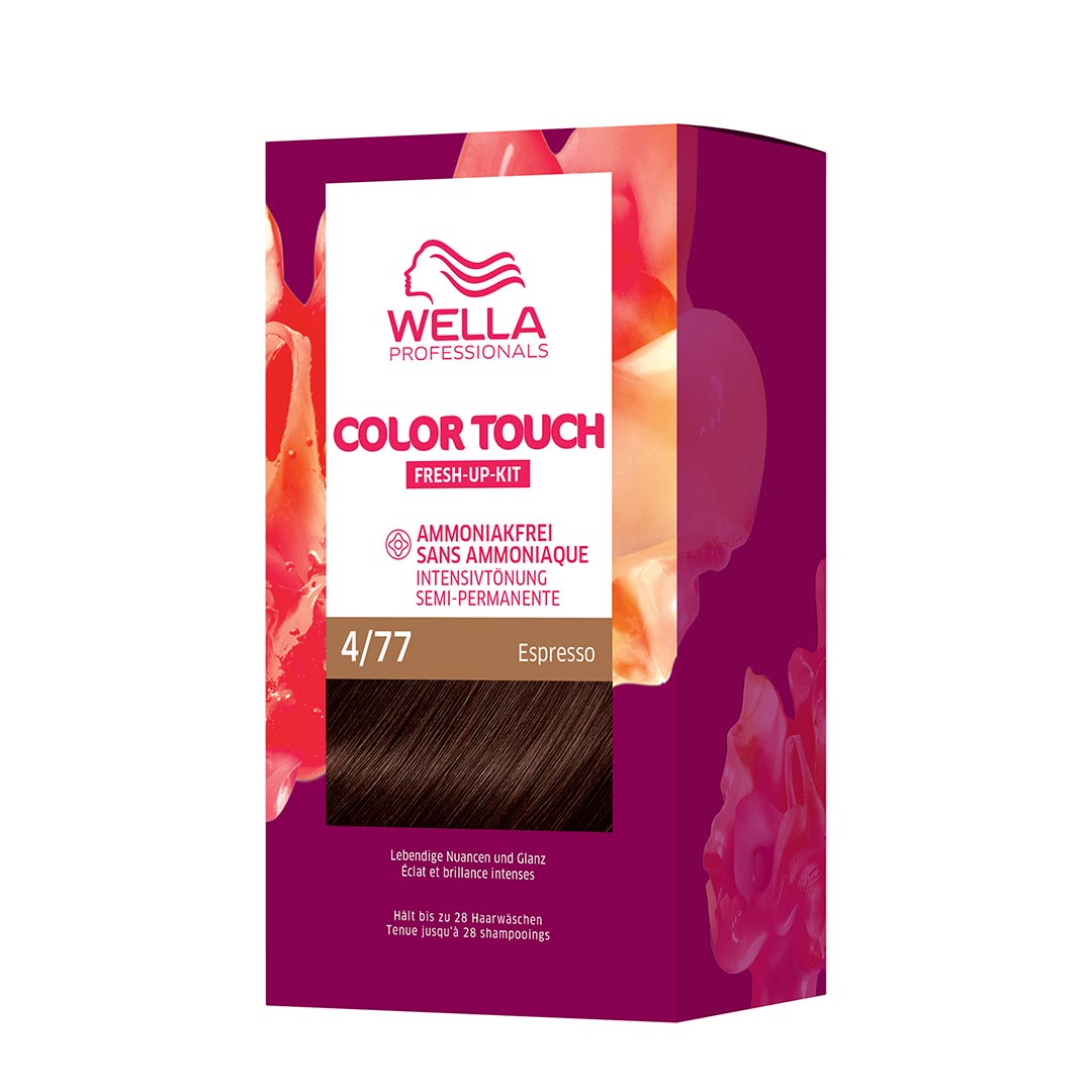 Wella Color Touch Kit Deep Brown Espresso 4/77, 130 ml