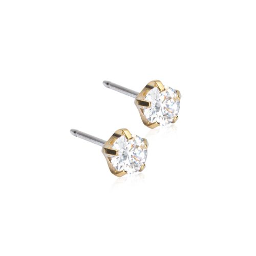 Blomdahl EJ GT Tiffany Precious 5 mm, CZ White