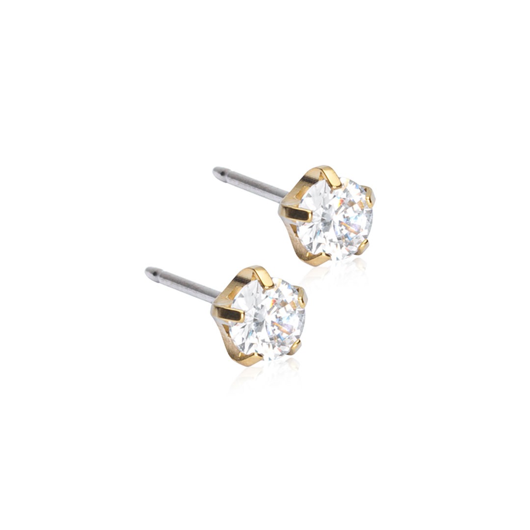 Blomdahl EJ GT Tiffany Precious 5 mm, CZ White