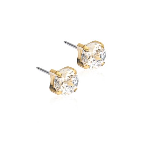 Blomdahl EJ GT Tiffany 7 mm, CZ Warm shimmer