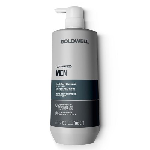 Goldwell DS Mens Hair & Body Shampoo, 1000 ml